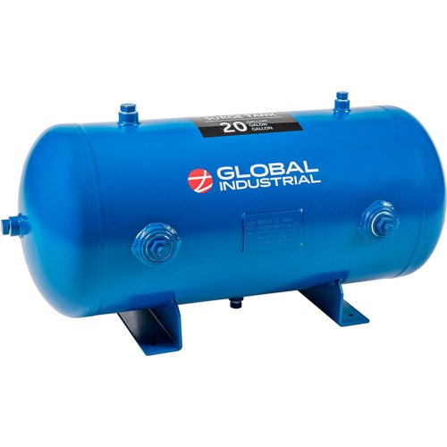 Global Industrial Air Receiver Surge Tank 20 Gallon 175 PSI