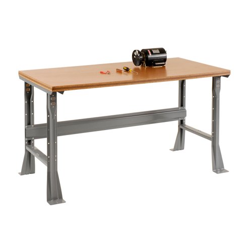 Global Industrial Workbench with Flared Leg 60 x 36" Shop Top Square Edge