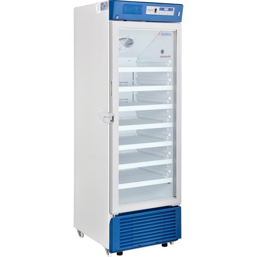 Global Industrial Upright Laboratory Refrigerator 13.8 Cu.Ft. Glass Door