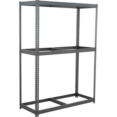 Global Industrial 3 Shelf Heavy Duty Boltless Shelving Starter 60"W x 36"D x 84"H No Deck