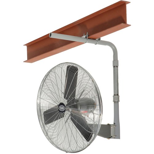 Global Industrial 24" Oscillating Industrial I Beam Fan 3 Speed 7525 CFM 1/4 HP