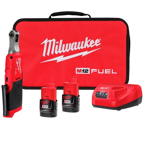 Milwaukee M12 FUEL Cordless 1/4" High Speed Ratchet Kit