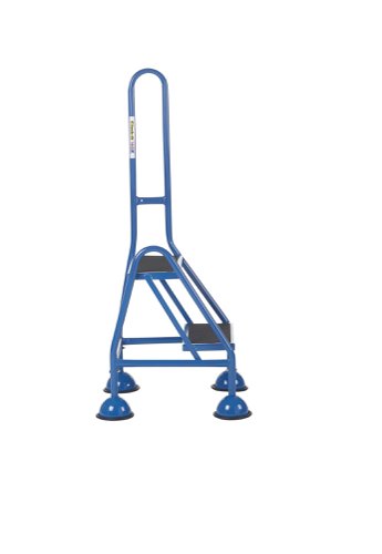 AAP21 | These Climb-It® Domed Feet Steps are manufactured from a strong tubular steel. This range has anti-slip treads to ensure the user has efficient grip. The domed feet have spring loaded castors which engage or disengage, depending on whether or not weight is applied.