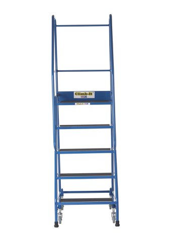 AAW85 | These Climb-It® Weight Reactive Steps are manufactured from a strong tubular steel. This range has anti-slip treads to ensure the user has efficient grip. The domed feet have spring loaded castors which engage or disengage, depending on whether or not weight is applied.