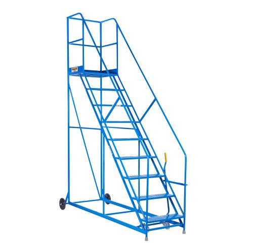 Easy Climb Steps - 600mm Platform - 7 Tread - Blue