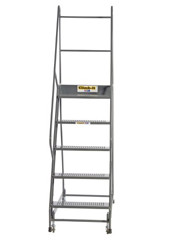 Spring Load Steps - 4 Tread - Grey GPC Industries Ltd