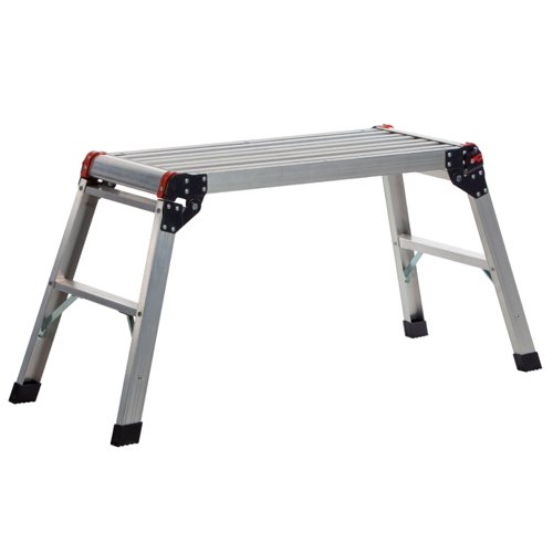 Folding Work Platform; Platform Size L x W x H mm: 690 x 300 x 500; 2 Tread; 150kg; Silver | APJ69Z | GPC Industries Ltd