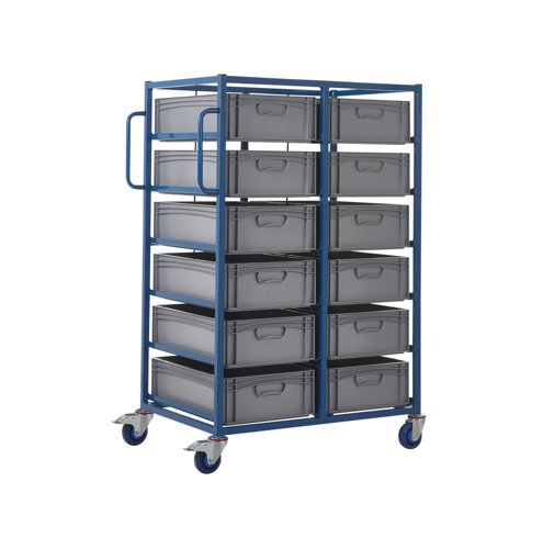 Double Width Tray Rack complete with 12 170Hmm Containers ATRDW12