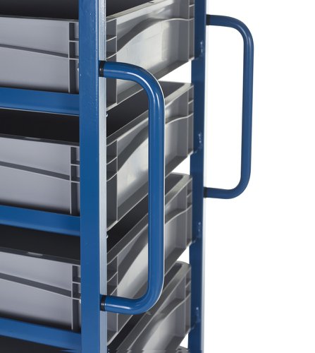 Double Width Tray Rack complete with 10 220Hmm Containers