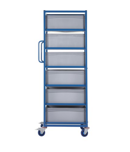 Single Width Tray Rack complete with 6 220Hmm Containers | ATRST06 | GPC Industries Ltd