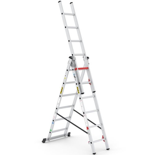 CLIMB-IT COMBI LADDER - 3 x 6 Rung