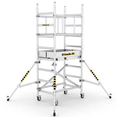 CLIMB-IT UNI PRO TOWER - 4 rungs - 1.2m Platform Height