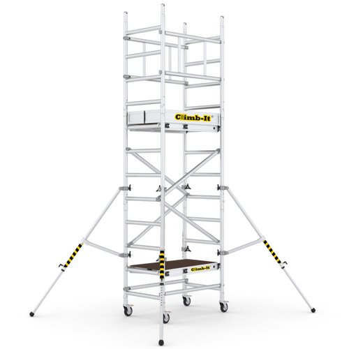 CLIMB-IT UNI PRO TOWER - 8 rungs - 2.4m Platform Height