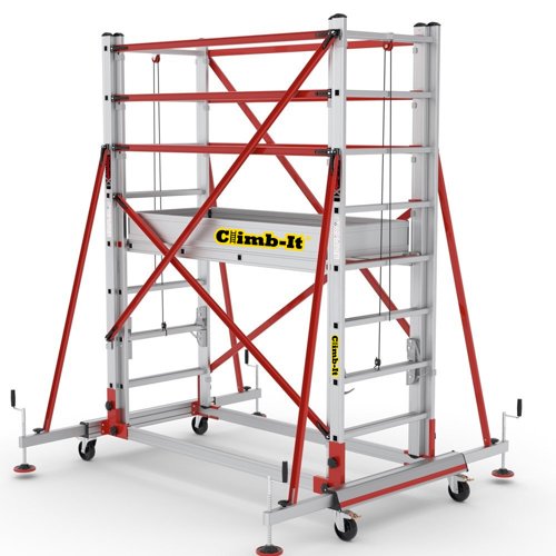 CLIMB-IT EXTENDA TOWER - 2x8 Rungs - up to 2.7m Platform Height
