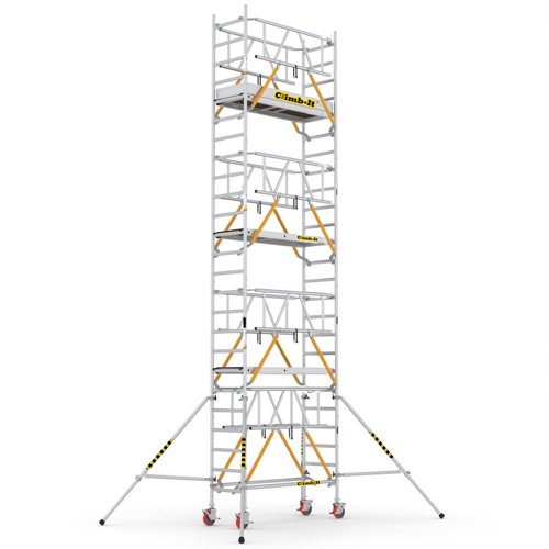 CLIMB-IT ULTRA TOWER - 25 Rungs - 6.1m Platform Height