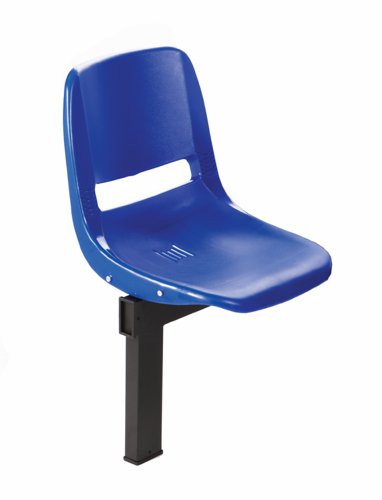 Canteen Table; 2 Way Access; 4 Seats; Steel/Polypropylene/Chipboard; Blue/Black/White | CBT42Z | GPC Industries Ltd