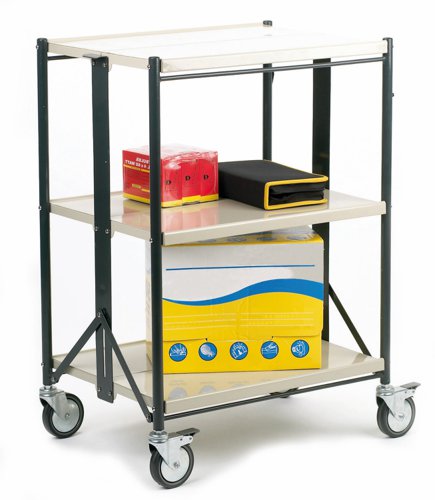 Sturdy, Easy to Fold & Neat to StoreIdeal for Use in Office, Warehouse , Schools EtcCan be Folded in one Simple MoveCapacity of 25kg per shelf U.D.L. (30kg U.D.L on the top shelf)