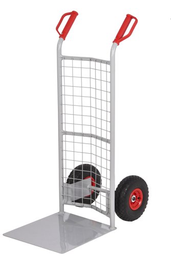 Fort® Heavy Duty Sack Truck; Mesh Back with Large Toe Plate; 260kg; Light Grey