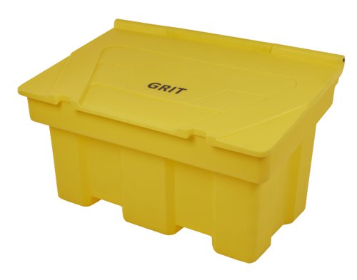 Stackable Polyethylene Grit Bin; 350L; Yellow