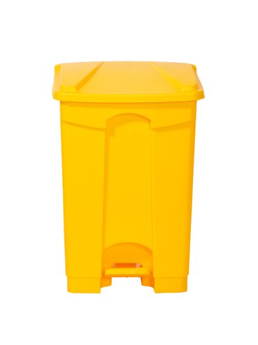 Pedal Bin; 45L; Polypropylene; Yellow
