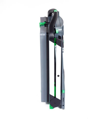 Clever Folding Trolley; c/w 2 Folding Boxes; Injected Moulded Plastic/Anodised Aluminium; 60kg; Grey/Black/Green