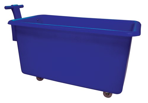 Food Grade Mobile Tapered Truck with Handle; 320L; Blue GPC Industries Ltd