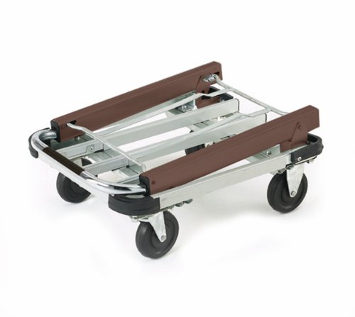 Multi Position Trolley; 725 x 420 x 960; Fixed/Swivel Castors; Aluminium; 150kg; Silver/Black