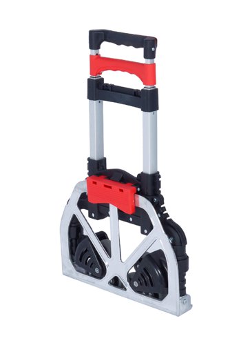 Compact Impact Stairclimber; 3 Star Wheels; Aluminum; 30/60kg; Silver/Red/Black GPC Industries Ltd