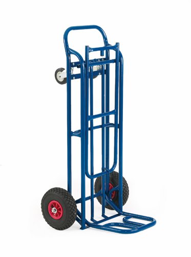 GI352Y | Converts from a sack truck to a platform truck in secondsLoad Capacity: 150kg in Platform truck Mode & 250kg in Sack Truck Mode