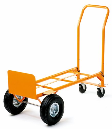 Two Way Truck; Fixed/Swivel Wheels; Steel; 200kg; Orange