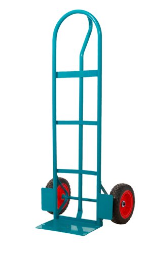 GI705R | Mobile on REACH compliant & puncture proof pneumatic wheelsHigh quality steel with hardwearing aqua blue powder coated finish