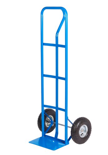 P' Handle Allows the Unit to be Laid Horizontally for Ease of Loading & Unloading250mm Pneumatic Wheels Give this Unit a Smooth Rise Over Uneven Terrain