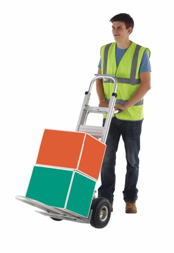 Easily converts from a basic sack truck to a 4 wheel sack truck or platform truckIncorporates 2 toe plates. A fixed toe plate & a large folding toe plateConverts quickly & easily into 3 positions