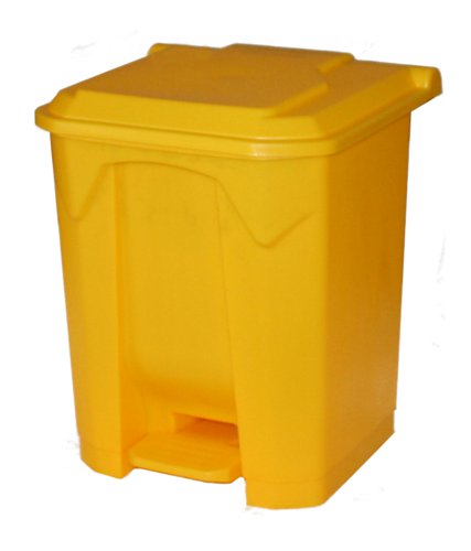 Pedal Bin; 30L; Polypropylene; Yellow