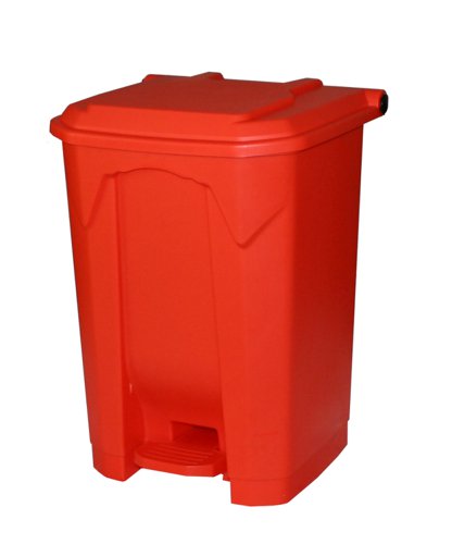 Pedal Bin; 50L; Polypropylene; Red  | LPB50Z_Red | GPC Industries Ltd