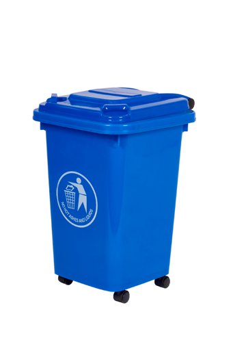 Wheelie Bin; 30L; 30% Recycled Polyethylene; Blue LWB30Y_Blue