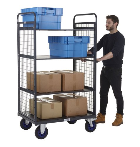 Distribution Trucks - 1500H - 3 Shelf with Sides - 1000x700  PADT304Y