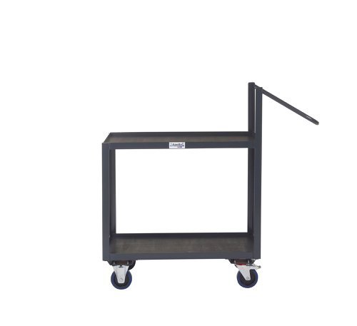 PAOP202Y | Our Apollo® Picking Trolleys are designed to move large bulky loads (approx. 300kg) in an easily manoeuvrableway, with 2 x 125mm swivel & braked castors and ergonomically designed handles. Manufactured in astrong tubular steel with a clipboard tray. This range is perfect for use in a range of environments.