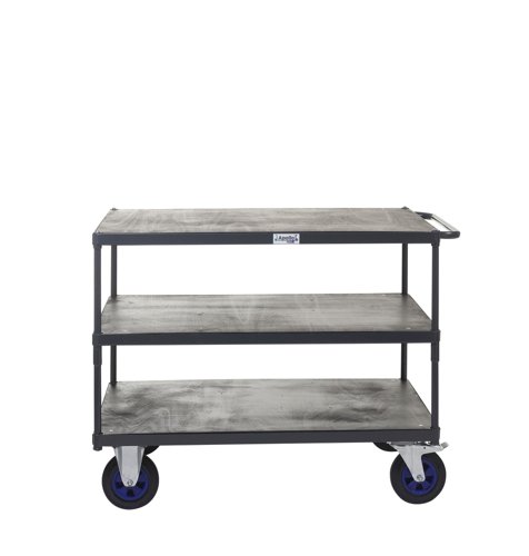 Table Top Shelf Trucks - 3 Shelf - Timber - 1000 x 700  GPC Industries Ltd