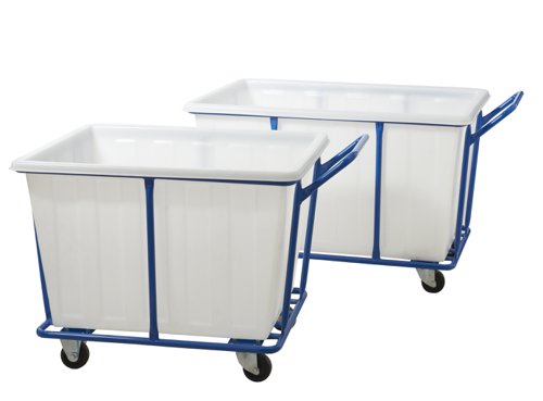 Large Container Trolley; 350L; Black/White