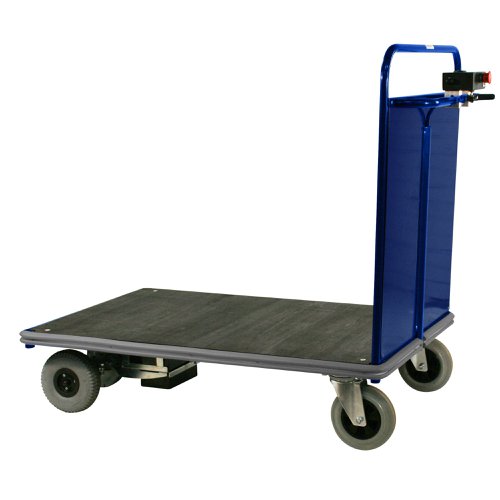 Powered Platform Truck - Single Steel End - Small PWPT401YBL