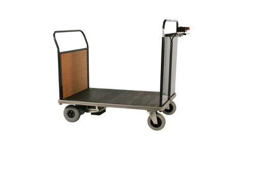 Powered Platform Truck - Steel End with Timber Opp End - Small