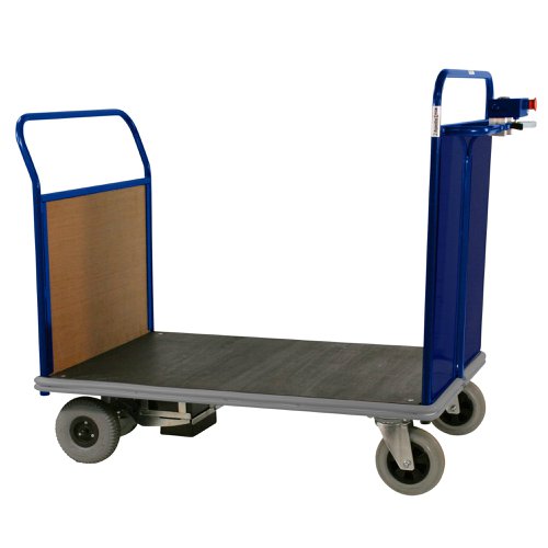 Powered Platform Truck - Steel End with Timber Opp End - Small