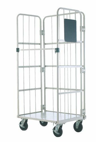 RI2003 | 3 tubular sides & sheet steel baseRigidity bar when the unit is openNestable units - ideal where space is limited 