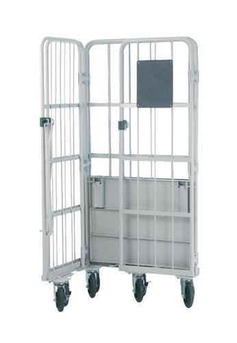 RI2003 | 3 tubular sides & sheet steel baseRigidity bar when the unit is openNestable units - ideal where space is limited 