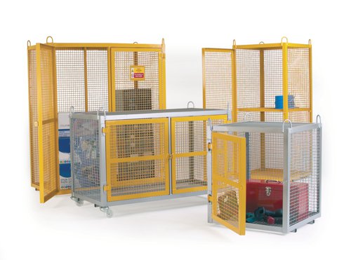 Shelf for Security Cage; 30 x 2030 x 680; Yellow