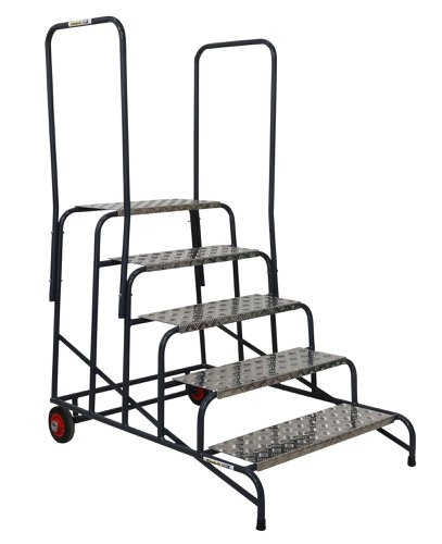 SWW25C | These Climb-It® Wide Work Steps with chequer plate treads are manufactured from strong tubular steel. This range comes with optional side handrails for extra support when in use.