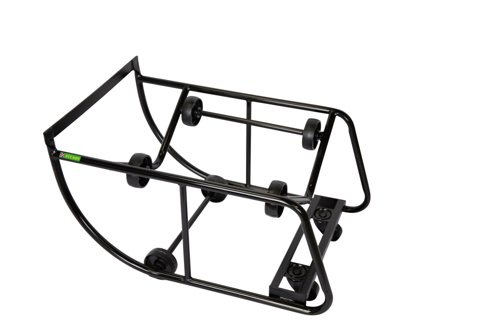 MOBILE DRUM CRADLE STAND - 2x75mm Wheels, 2x50mm Swivel Castors -  - With 75mm Rollers