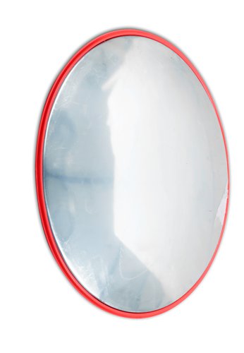 Indoor Mirror; 600mm dia; Orange GPC Industries Ltd