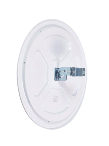 Circular Traffic Mirror with Reflective Edges; 600mm dia; White/Red GPC Industries Ltd